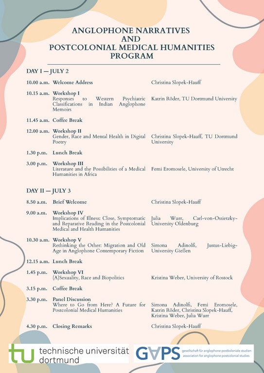 Poster Workshop Programm